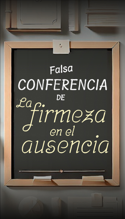 FALSA CONFERENCIA DE 